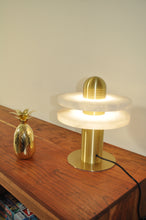 Load image into Gallery viewer, Table Lamp Brass/Stone Marble D