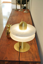 Load image into Gallery viewer, Table Lamp Brass/Stone Marble D