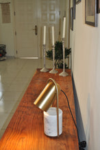 Load image into Gallery viewer, Table Lamp Brass/Stone Base