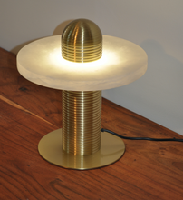 Load image into Gallery viewer, Table Lamp Brass/Stone Marble S