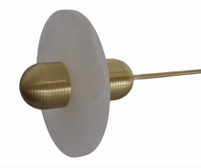 Load image into Gallery viewer, Pendant Light Brass with Marble Diffuser (Large)