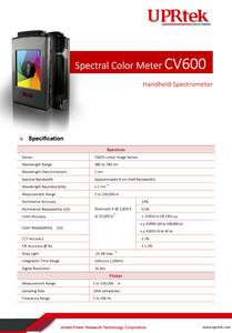 Spectral Handheld Colour Meter - CV600