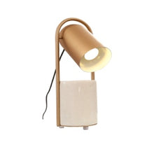 Load image into Gallery viewer, Table Lamp Brass/Stone Base
