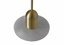 Load image into Gallery viewer, Pendant Light Brass with Marble Diffuser (Small)
